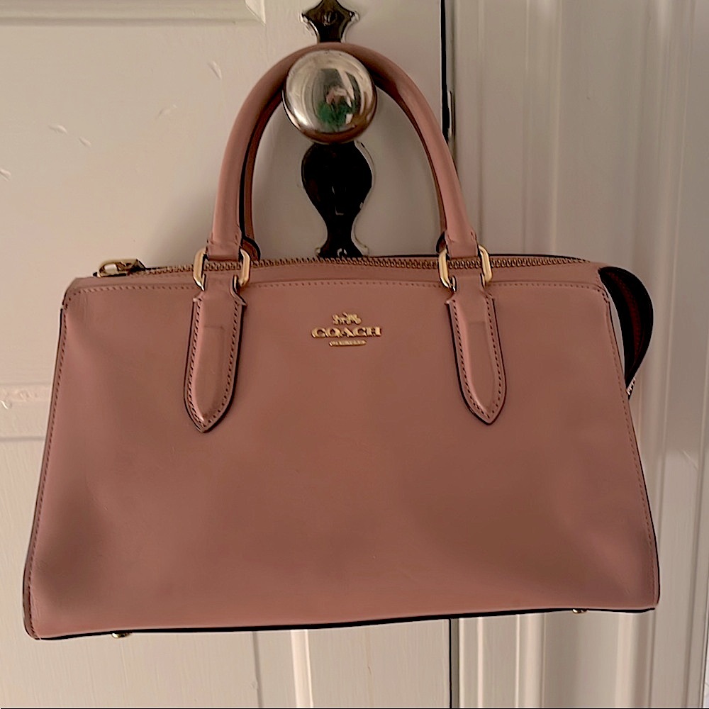 Coach Pink Glovetanned Leather  Women's Bag